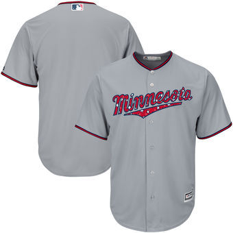 Minnesota Twins Customized Gray 2016 Fashion Stars & Stripes Flexbase Stitched Baseball Jersey,We sell and wholesale Minnesota Twins Customized Gray 2016 Fashion Stars & Stripes Flexbase Stitched Baseball Jersey on line form chian!