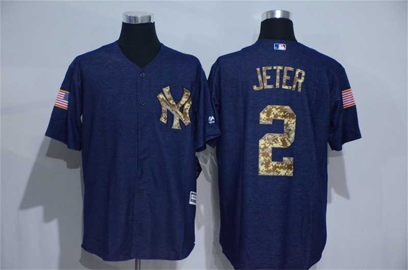 New York Yankees #2 Derek Jeter Denim Blue Camo Stitched Baseball Jersey,We sell and wholesale New York Yankees #2 Derek Jeter Denim Blue Camo Stitched Baseball Jersey on line form chian!
