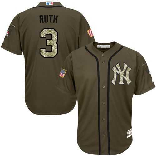 New York Yankees #3 Babe Ruth Green Salute to Service Stitched Baseball Jersey Jiasu,We sell and wholesale New York Yankees #3 Babe Ruth Green Salute to Service Stitched Baseball Jersey Jiasu on line form chian!