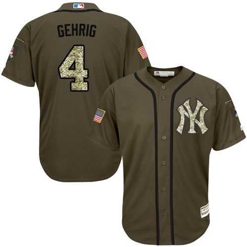 New York Yankees #4 Lou Gehrig Green Salute to Service Stitched Baseball Jersey Jiasu,We sell and wholesale New York Yankees #4 Lou Gehrig Green Salute to Service Stitched Baseball Jersey Jiasu on line form chian!