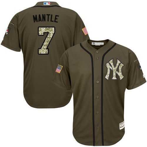 New York Yankees #7 Mickey Mantle Green Salute to Service Stitched Baseball Jersey Jiasu,We sell and wholesale New York Yankees #7 Mickey Mantle Green Salute to Service Stitched Baseball Jersey Jiasu on line form chian!
