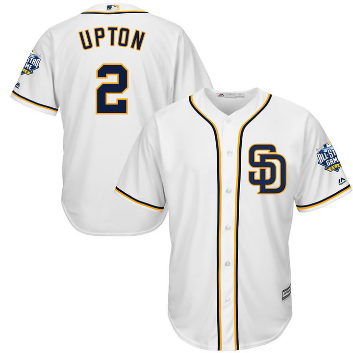 San Diego Padres #2 Upton White 2016 All Star Patch New Cool Base Stitched Jersey Jiasu,We sell and wholesale San Diego Padres #2 Upton White 2016 All Star Patch New Cool Base Stitched Jersey Jiasu on line form chian!