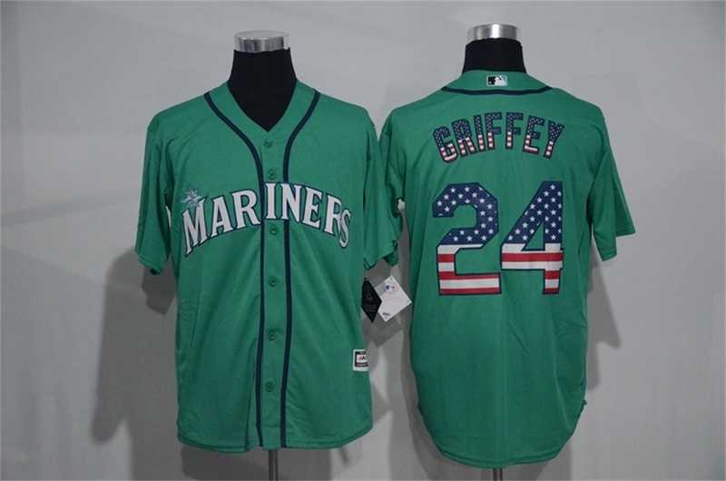 Seattle Mariners #24 Ken Griffey Green New Cool Base Stitched Baseball Jersey,We sell and wholesale Seattle Mariners #24 Ken Griffey Green New Cool Base Stitched Baseball Jersey on line form chian!