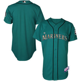 Seattle Mariners Blank Green Camo Cool Base Stitched Baseball Jersey Jiasu,We sell and wholesale Seattle Mariners Blank Green Camo Cool Base Stitched Baseball Jersey Jiasu on line form chian!