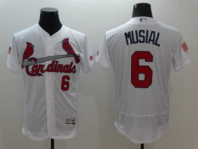 St. Louis Cardinals #6 Stan Musial White USA Independence Day 2016 Flexbase Collection Stitched Jersey,We sell and wholesale St. Louis Cardinals #6 Stan Musial White USA Independence Day 2016 Flexbase Collection Stitched Jersey on line form chian!