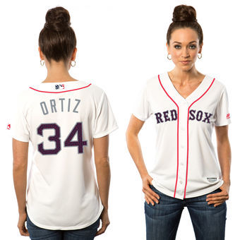 Women Boston Red Sox #34 David Ortiz White 2016 Fashion Stars & Stripes New Cool Base Stitched Baseball Jersey Jiasu,We sell and wholesale Women Boston Red Sox #34 David Ortiz White 2016 Fashion Stars & Stripes New Cool Base Stitched Baseball Jersey Jiasu on line form chian!
