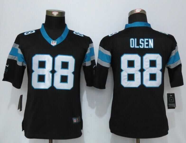 Women Limited Nike Carolina Panthers #88 Olsen Black Stitched Jersey,We sell and wholesale Women Limited Nike Carolina Panthers #88 Olsen Black Stitched Jersey on line form chian!