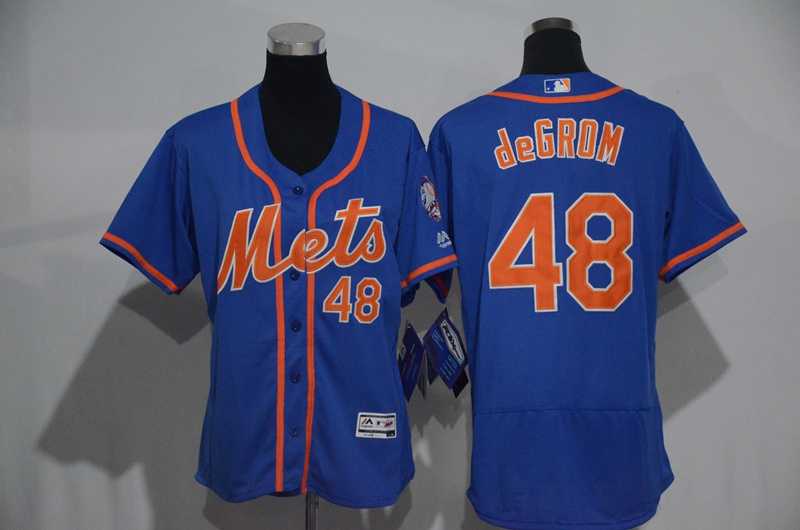 Women New York Mets #48 Jacob DeGrom Blue 2016 Flexbase Collection Stitched Jersey,We sell and wholesale Women New York Mets #48 Jacob DeGrom Blue 2016 Flexbase Collection Stitched Jersey on line form chian!