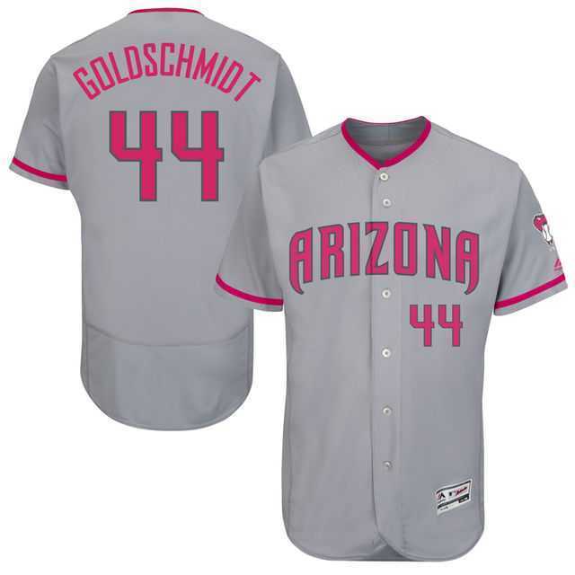 Arizona Diamondbacks #44 Paul Goldschmidt Gray Road 2016 Mother's Day Flexbase Collection Stitched Baseball Jersey Jiasu,We sell and wholesale Arizona Diamondbacks #44 Paul Goldschmidt Gray Road 2016 Mother's Day Flexbase Collection Stitched Baseball Jersey Jiasu on line form chian!