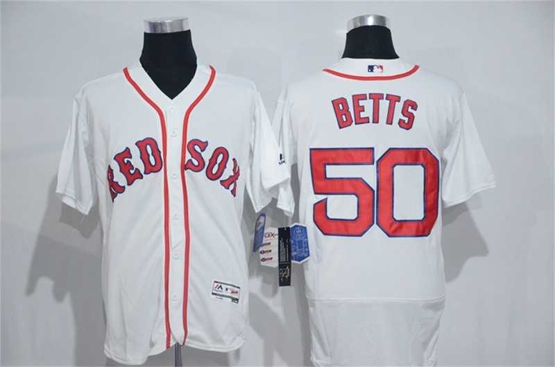 Boston Red Sox #50 Mookie Betts White 2016 Flexbase Collection Stitched Jersey,We sell and wholesale Boston Red Sox #50 Mookie Betts White 2016 Flexbase Collection Stitched Jersey on line form chian!