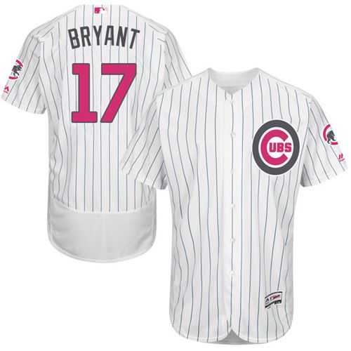 Chicago Cubs #17 Kris Bryant White (Blue Strip) Flexbase Collection 2016 Mother's Day Stitched Baseball Jersey Jiasu,We sell and wholesale Chicago Cubs #17 Kris Bryant White (Blue Strip) Flexbase Collection 2016 Mother's Day Stitched Baseball Jersey Jiasu on line form chian!