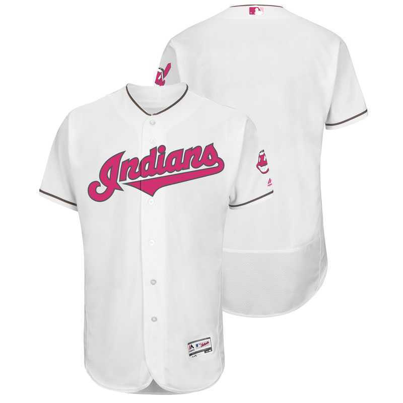 Cleveland Indians Blank White Home 2016 Mother's Day Flexbase Collection Stitched Baseball Jersey Jiasu,We sell and wholesale Cleveland Indians Blank White Home 2016 Mother's Day Flexbase Collection Stitched Baseball Jersey Jiasu on line form chian!