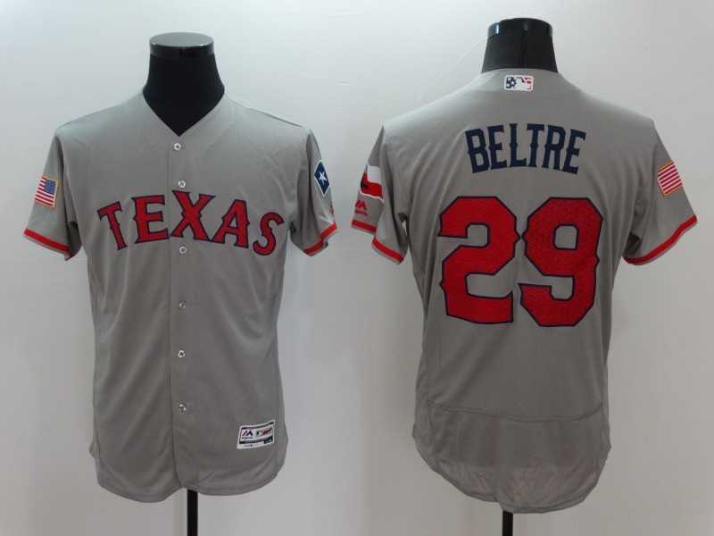 Texas Rangers #29 Adrian Beltre Gray USA Independence Day 2016 Flexbase Collection Stitched Jersey,We sell and wholesale Texas Rangers #29 Adrian Beltre Gray USA Independence Day 2016 Flexbase Collection Stitched Jersey on line form chian!