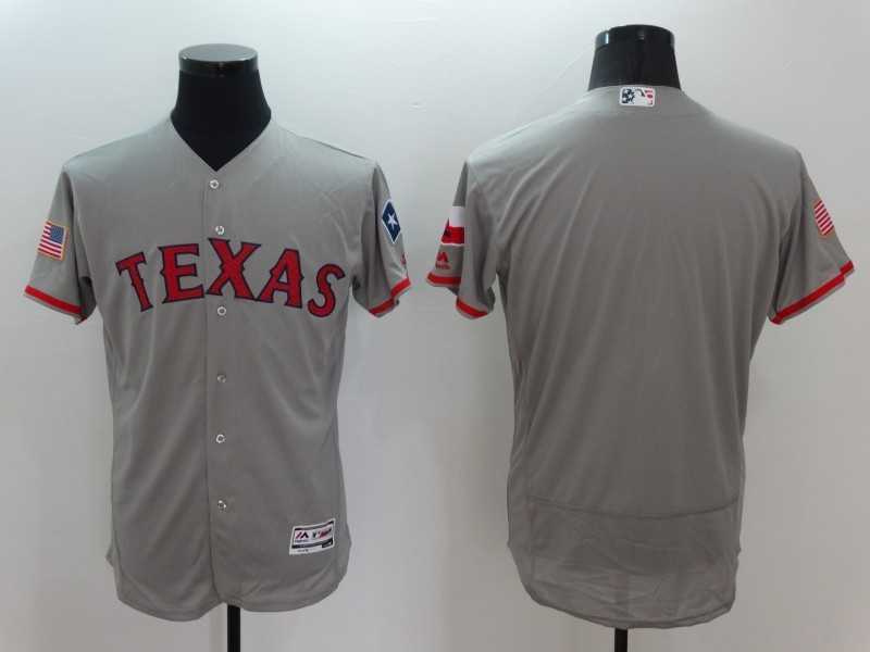 Texas Rangers Customized Men's Gray USA Independence Day 2016 Flexbase Collection Stitched Jersey,We sell and wholesale Texas Rangers Customized Men's Gray USA Independence Day 2016 Flexbase Collection Stitched Jersey on line form chian!