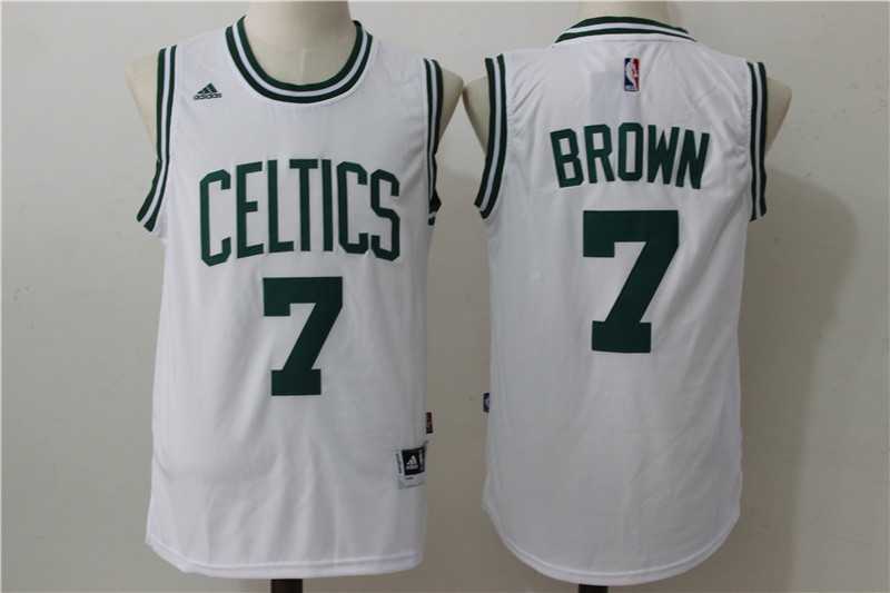 Boston Celtics #7 Brown Revolution 30 White Swingman Stitched NBA Jersey,We sell and wholesale Boston Celtics #7 Brown Revolution 30 White Swingman Stitched NBA Jersey on line form chian!