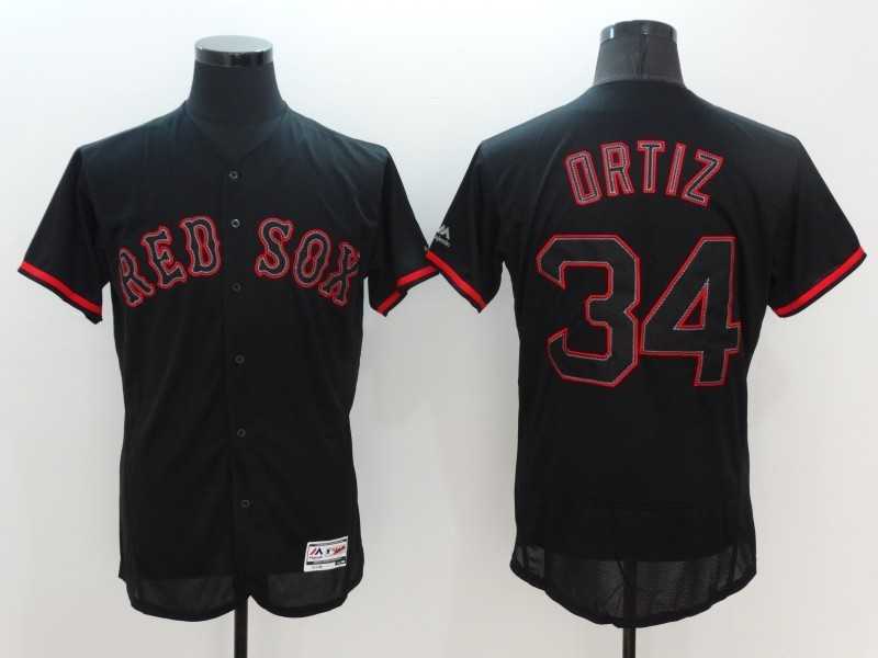 Boston Red Sox #34 David Ortiz Black Fashion Flexbase Collection Stitched Jersey,We sell and wholesale Boston Red Sox #34 David Ortiz Black Fashion Flexbase Collection Stitched Jersey on line form chian!