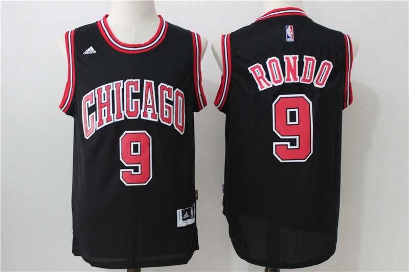 Chicago Bulls #9 Rondo Black Revolution 30 Swingman Stitched NBA Jersey,We sell and wholesale Chicago Bulls #9 Rondo Black Revolution 30 Swingman Stitched NBA Jersey on line form chian!