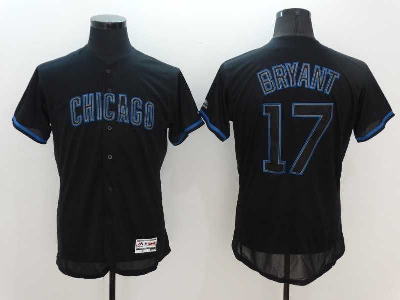 Chicago Cubs #17 Kris Bryant Black Fashion Flexbase Collection Stitched Jersey,We sell and wholesale Chicago Cubs #17 Kris Bryant Black Fashion Flexbase Collection Stitched Jersey on line form chian!