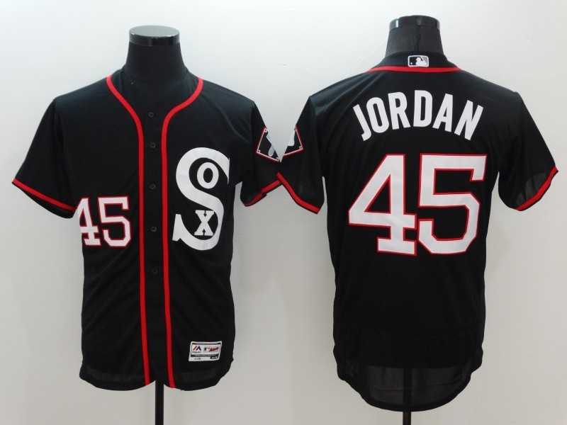 Chicago White Sox #45 Michael Jordan New Black 2016 Flexbase Collection Stitched Baseball Jersey,We sell and wholesale Chicago White Sox #45 Michael Jordan New Black 2016 Flexbase Collection Stitched Baseball Jersey on line form chian!