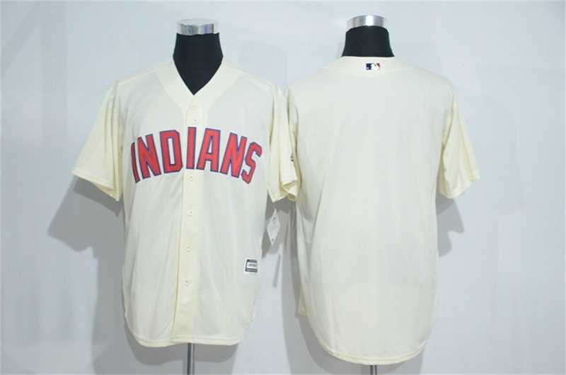 Cleveland Indians Customized Men's Cream New Cool Base Stitched Baseball Jersey,We sell and wholesale Cleveland Indians Customized Men's Cream New Cool Base Stitched Baseball Jersey on line form chian!
