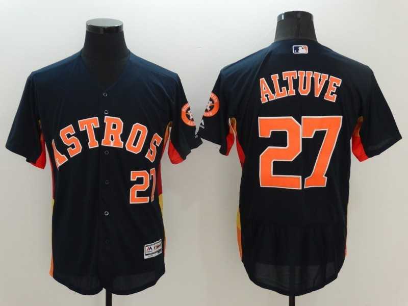 Houston Astros #27 Jose Altuve Navy Blue 2016 Flexbase Collection Stitched Baseball Jersey,We sell and wholesale Houston Astros #27 Jose Altuve Navy Blue 2016 Flexbase Collection Stitched Baseball Jersey on line form chian!