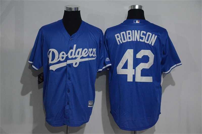 Los Angeles Dodgers #42 Jackie Robinson Blue New Cool Base Stitched Baseball Jersey,We sell and wholesale Los Angeles Dodgers #42 Jackie Robinson Blue New Cool Base Stitched Baseball Jersey on line form chian!