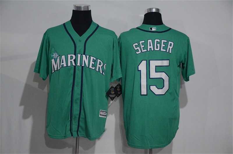 Seattle Mariners #15 Kyle Seager Green New Cool Base Stitched Baseball Jersey,We sell and wholesale Seattle Mariners #15 Kyle Seager Green New Cool Base Stitched Baseball Jersey on line form chian!