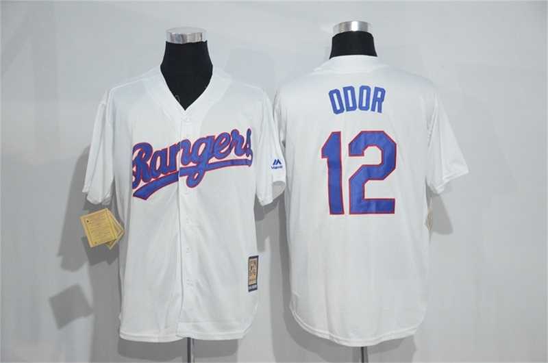 Texas Rangers #12 Rougned Odor Mitchell And Ness White Stitched Baseball Jersey,We sell and wholesale Texas Rangers #12 Rougned Odor Mitchell And Ness White Stitched Baseball Jersey on line form chian!