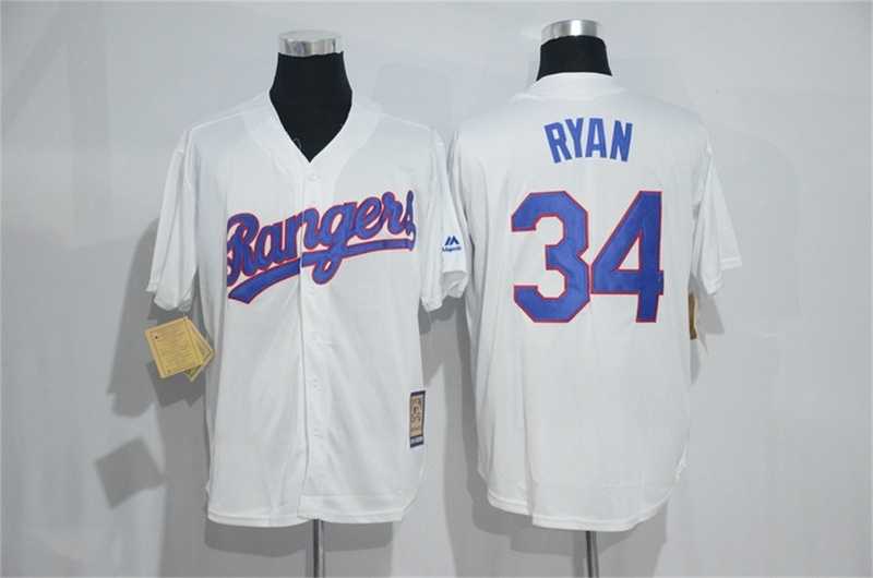 Texas Rangers #34 Nolan Ryan Mitchell And Ness White Stitched Baseball Jersey,We sell and wholesale Texas Rangers #34 Nolan Ryan Mitchell And Ness White Stitched Baseball Jersey on line form chian!