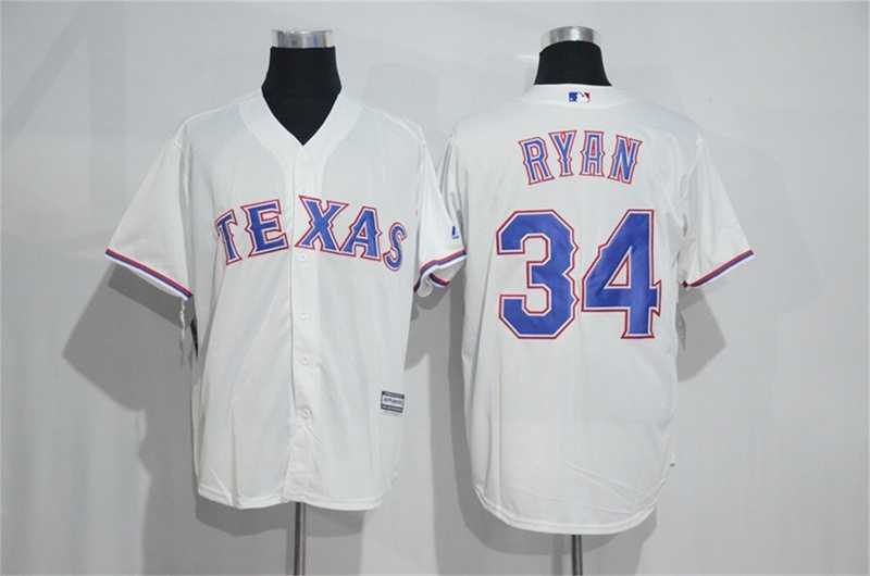 Texas Rangers #34 Nolan Ryan White New Cool Base Stitched Baseball Jersey,We sell and wholesale Texas Rangers #34 Nolan Ryan White New Cool Base Stitched Baseball Jersey on line form chian!