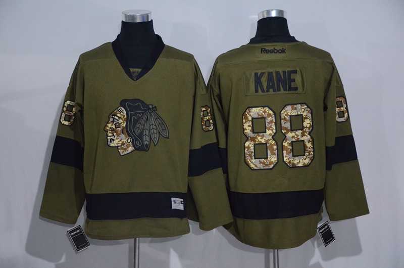 Chicago Blackhawks #88 Patrick Kane Green Salute to Service Stitched Hockey Jersey,We sell and wholesale Chicago Blackhawks #88 Patrick Kane Green Salute to Service Stitched Hockey Jersey on line form chian!