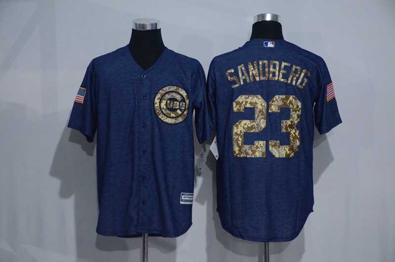Chicago Cubs #23 Ryne Sandberg Denim Blue Camo Stitched Baseball Jersey,We sell and wholesale Chicago Cubs #23 Ryne Sandberg Denim Blue Camo Stitched Baseball Jersey on line form chian!
