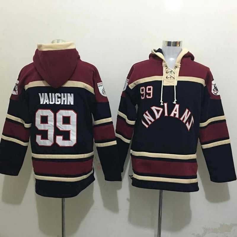 Cleveland Indians #99 Ricky Vaughn Navy Blue Sawyer Hooded Sweatshirt Baseball Hoodie,We sell and wholesale Cleveland Indians #99 Ricky Vaughn Navy Blue Sawyer Hooded Sweatshirt Baseball Hoodie on line form chian!