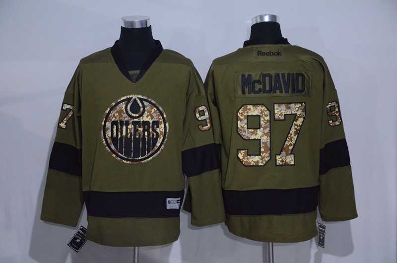 Edmonton Oilers #97 Connor McDavid Green Salute to Service Stitched Hockey Jersey,We sell and wholesale Edmonton Oilers #97 Connor McDavid Green Salute to Service Stitched Hockey Jersey on line form chian!