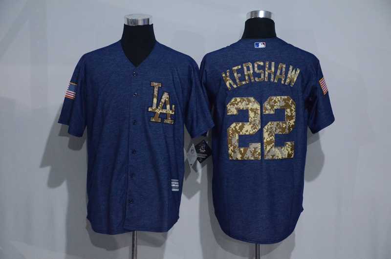 Los Angeles Dodgers #22 Clayton Kershaw Denim Blue Camo Stitched Baseball Jersey,We sell and wholesale Los Angeles Dodgers #22 Clayton Kershaw Denim Blue Camo Stitched Baseball Jersey on line form chian!