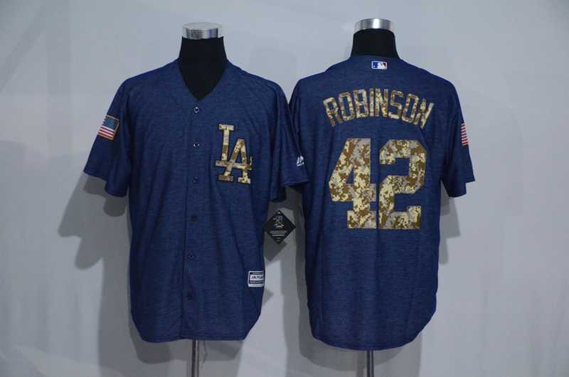 Los Angeles Dodgers #42 Jackie Robinson Denim Blue Camo Stitched Baseball Jersey,We sell and wholesale Los Angeles Dodgers #42 Jackie Robinson Denim Blue Camo Stitched Baseball Jersey on line form chian!