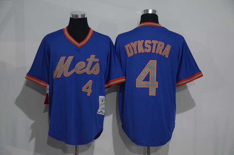 New York Mets #4 Lenny Dykstra Mitchell And Ness Light Blue Stitched Pullover Jersey,We sell and wholesale New York Mets #4 Lenny Dykstra Mitchell And Ness Light Blue Stitched Pullover Jersey on line form chian!