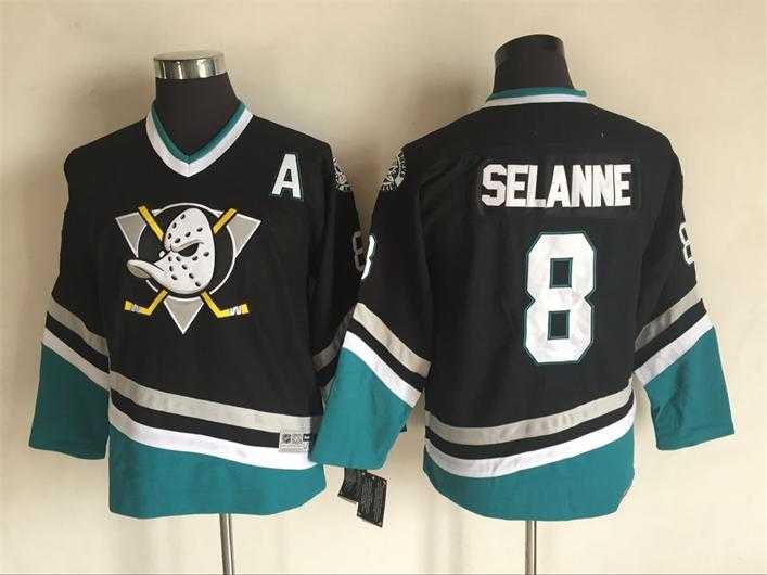 Youth Anaheim Ducks #8 Teemu Selanne Black CCM Throwback Stitched NHL Jersey,We sell and wholesale Youth Anaheim Ducks #8 Teemu Selanne Black CCM Throwback Stitched NHL Jersey on line form chian!