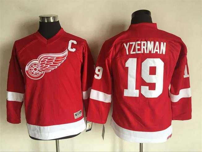 Youth Detroit Red Wings #19 Steve Yzerman Red CCM Throwback Stitched NHL Jersey,We sell and wholesale Youth Detroit Red Wings #19 Steve Yzerman Red CCM Throwback Stitched NHL Jersey on line form chian!