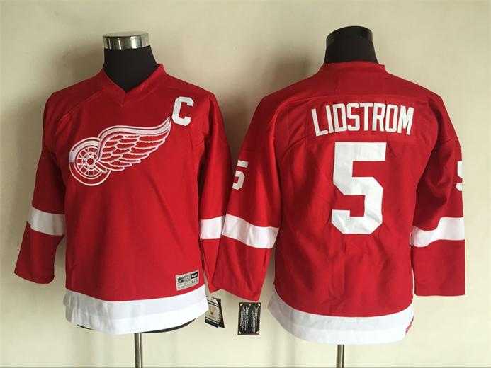 Youth Detroit Red Wings #5 Nicklas Lidstrom Red CCM Throwback Stitched NHL Jersey,We sell and wholesale Youth Detroit Red Wings #5 Nicklas Lidstrom Red CCM Throwback Stitched NHL Jersey on line form chian!