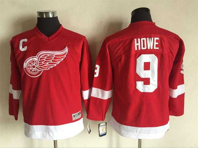 Youth Detroit Red Wings #9 Gordie Howe Red CCM Throwback Stitched NHL Jersey,We sell and wholesale Youth Detroit Red Wings #9 Gordie Howe Red CCM Throwback Stitched NHL Jersey on line form chian!