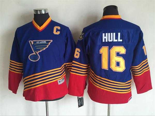 Youth St. Louis Blues #16 Brett Hull Blue CCM Throwback Stitched NHL Jersey,We sell and wholesale Youth St. Louis Blues #16 Brett Hull Blue CCM Throwback Stitched NHL Jersey on line form chian!