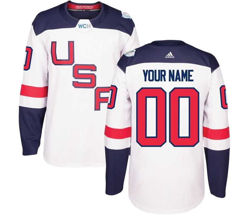 Youth Customized Team USA 2016 World Cup Of Hockey Olympics Game White Stitched Jersey,We sell and wholesale Youth Customized Team USA 2016 World Cup Of Hockey Olympics Game White Stitched Jersey on line form chian!