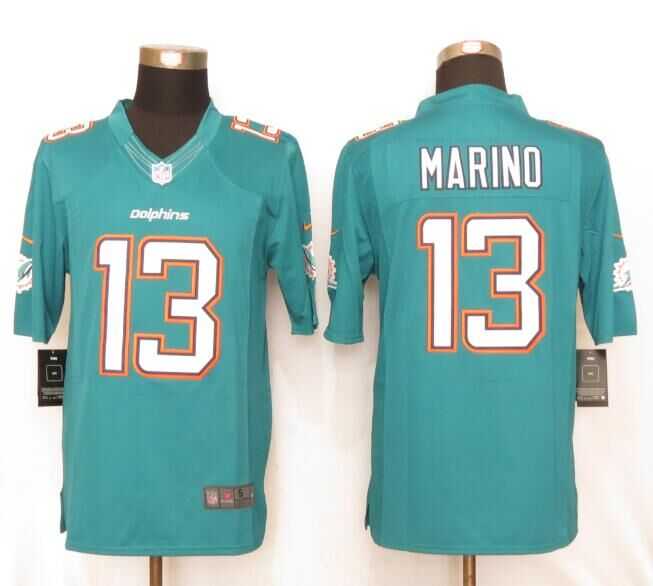 Nike Limited Miami Dolphins #13 Marino Green Team Color Stitched Jerseys,We sell and wholesale Nike Limited Miami Dolphins #13 Marino Green Team Color Stitched Jerseys on line form chian!