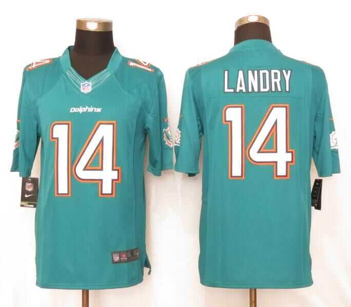Nike Limited Miami Dolphins #14 Landry Green Team Color Stitched Jerseys,We sell and wholesale Nike Limited Miami Dolphins #14 Landry Green Team Color Stitched Jerseys on line form chian!