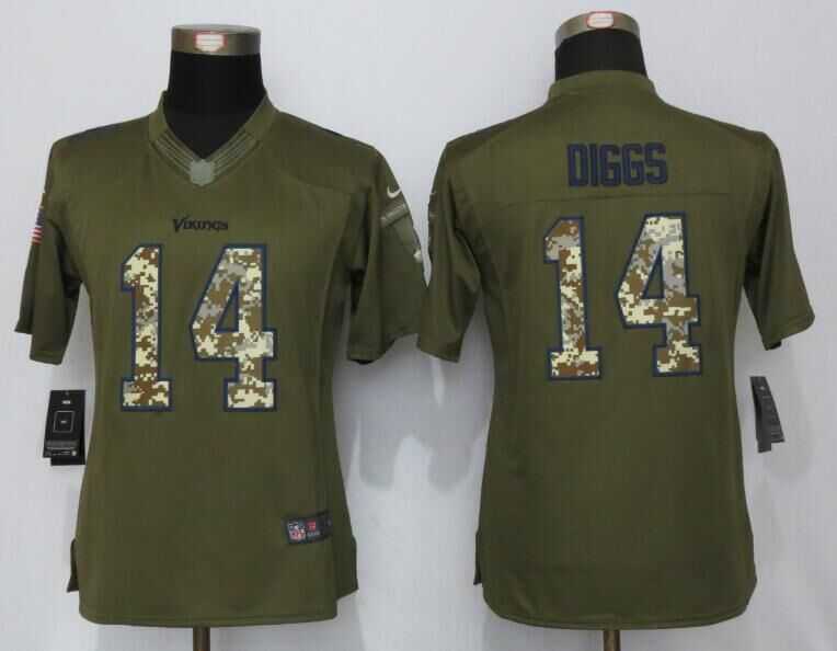 Women Limited Nike Minnesota Vikings #14 Dlggs Green Salute To Service Stitched Jersey,We sell and wholesale Women Limited Nike Minnesota Vikings #14 Dlggs Green Salute To Service Stitched Jersey on line form chian!