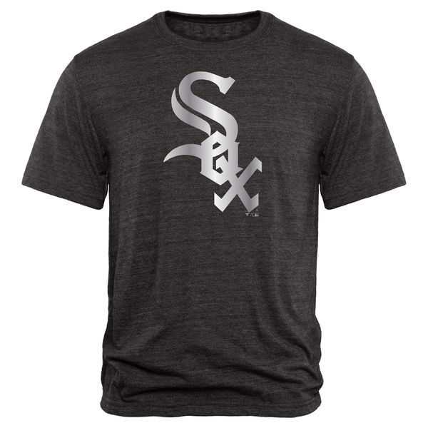 Men's Chicago White Sox Fanatics Apparel Platinum Collection Tri-Blend T-Shirt LanTian - Black,We sell and wholesale Men's Chicago White Sox Fanatics Apparel Platinum Collection Tri-Blend T-Shirt LanTian - Black on line form chian!