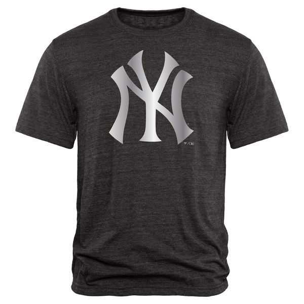 Men's New York Yankees Fanatics Apparel Platinum Collection Tri-Blend T-Shirt LanTian - Black,We sell and wholesale Men's New York Yankees Fanatics Apparel Platinum Collection Tri-Blend T-Shirt LanTian - Black on line form chian!