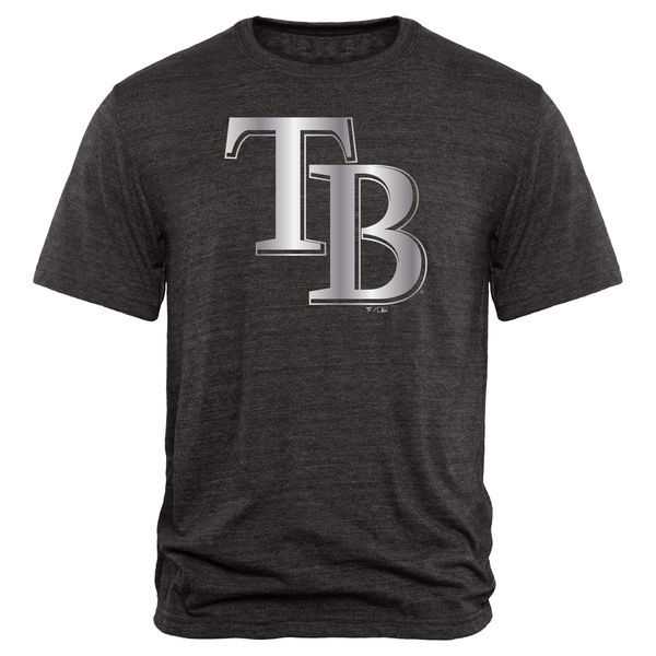 Men's Tampa Bay Rays Fanatics Apparel Platinum Collection Tri-Blend T-Shirt LanTian - Black,We sell and wholesale Men's Tampa Bay Rays Fanatics Apparel Platinum Collection Tri-Blend T-Shirt LanTian - Black on line form chian!