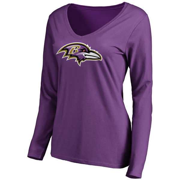 WOMEN'S BALTIMORE RAVENS PRO LINE PURPLE PRIMARY TEAM LOGO SLIM FIT LONG SLEEVE T-Shirt LanTian,We sell and wholesale WOMEN'S BALTIMORE RAVENS PRO LINE PURPLE PRIMARY TEAM LOGO SLIM FIT LONG SLEEVE T-Shirt LanTian on line form chian!